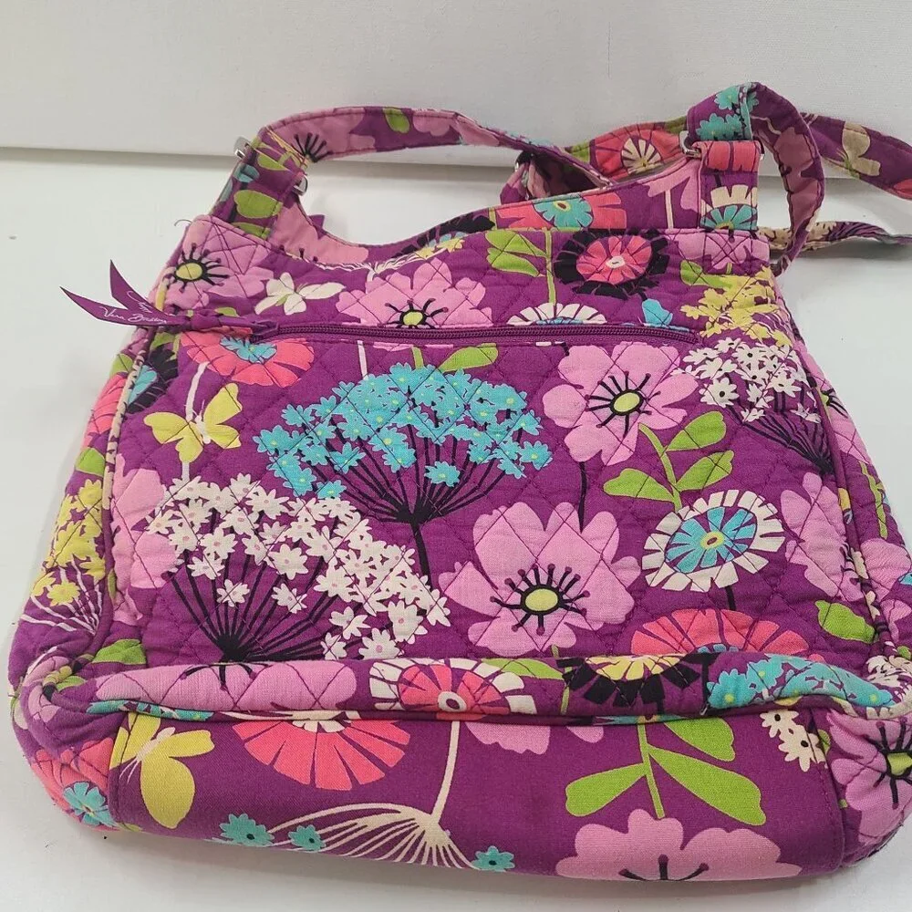 Vera Bradley Flutterby Hipster Crossbody Bag Purse Adjustable Strap